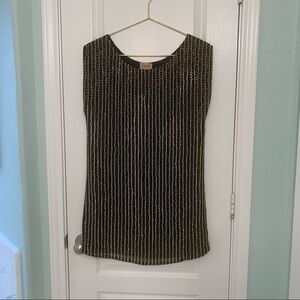 Topshop sequin scoop neck. Sleeveless mini dress.